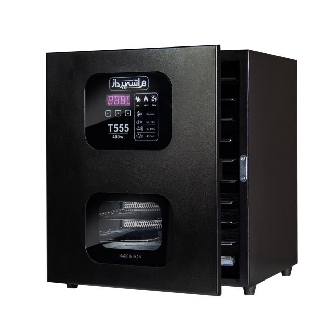 میوه و سبزی خشک کن تراشه پرداز مدل t555 توربو پلاس