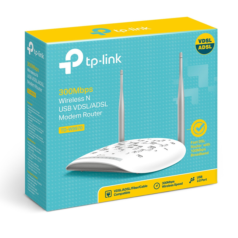 مودم روتر +ADSL2 تی پی-لینک مدل TD-W8961N_V4