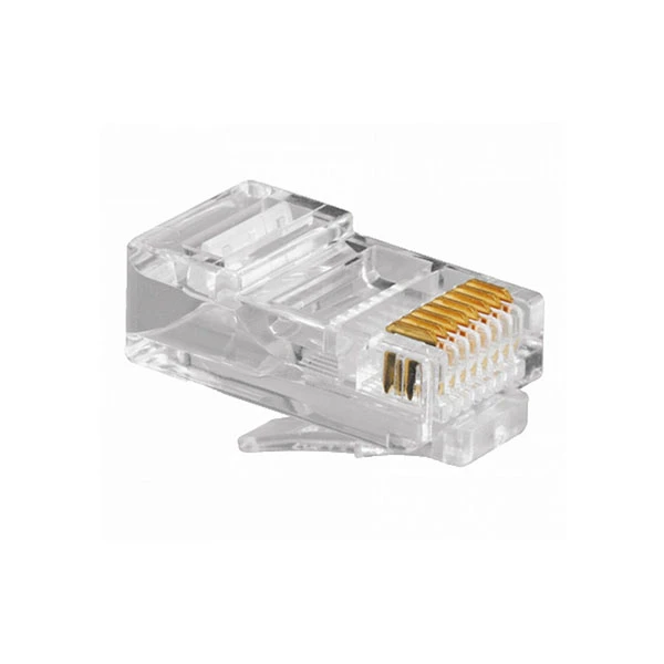 سوکت شبکه امپ مدل Cat6 بسته 100 عددی