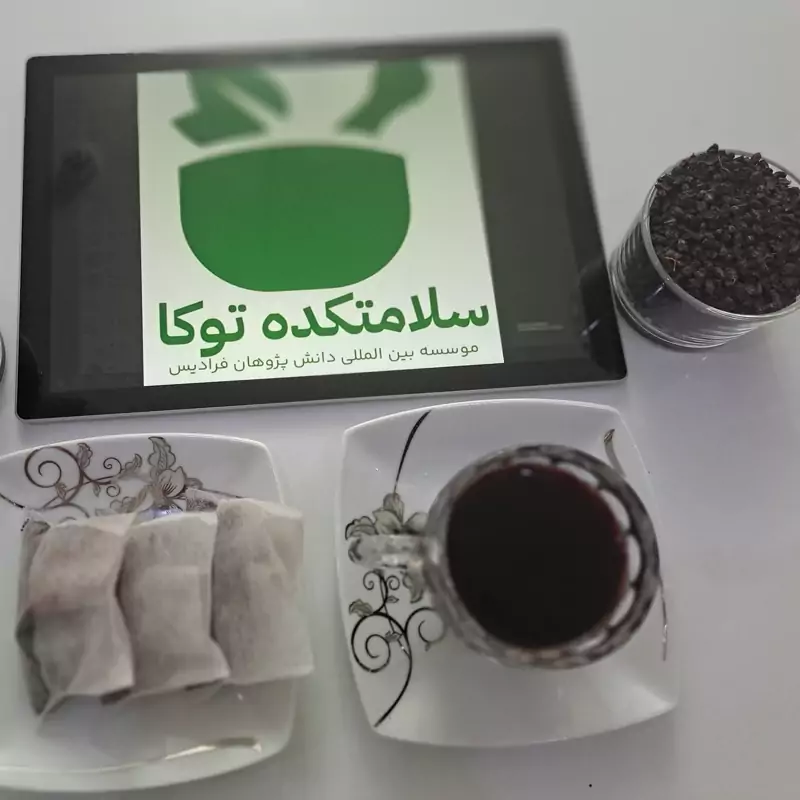 دمنوش زرشک سیاه کوهی سلامتکده توکا یک بسته 12 ساشه ای(V)