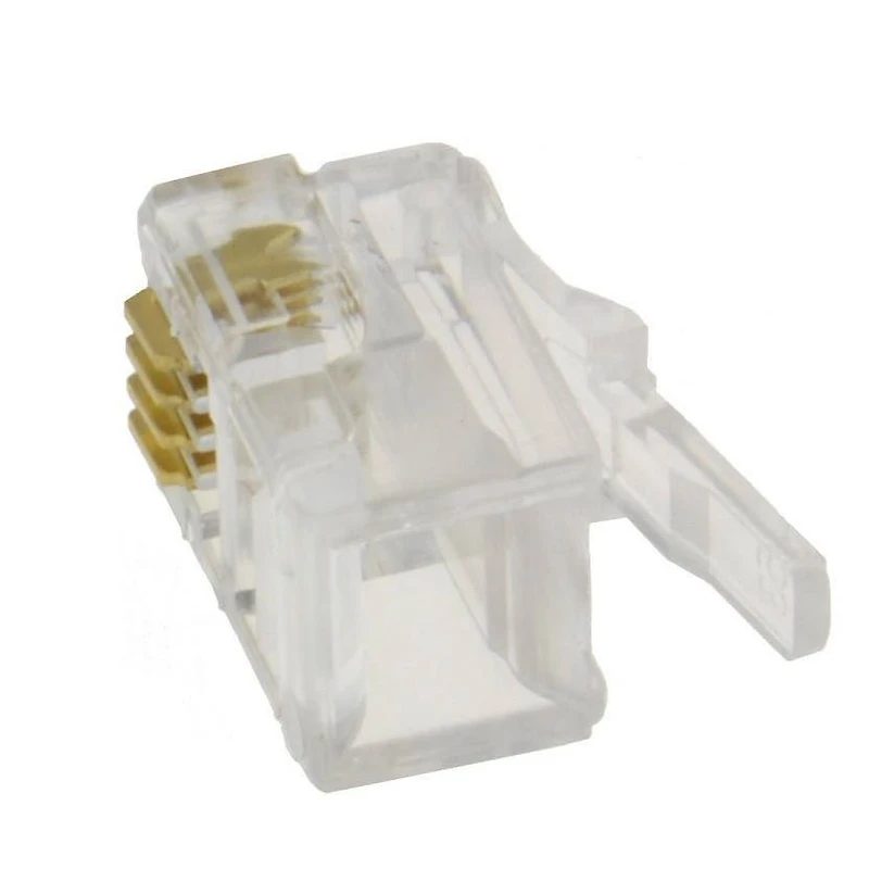 سوکت تلفن RJ11 مدل G105 بسته 30 عددی(پ)