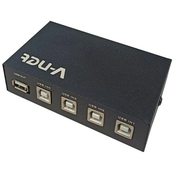 هاب سوئیچ چهار پورت پرینتر وی نت مدل V-SWUSBM0(پ)