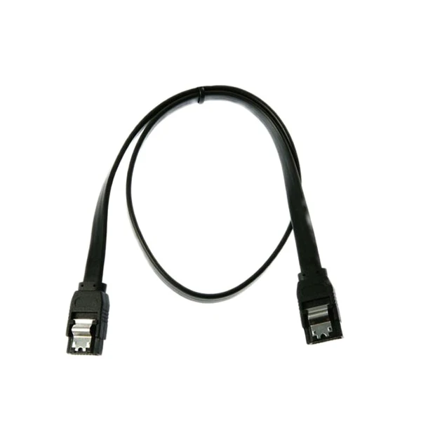 کابل ساتا مدل قفل دار 6G طول 0.43 متر بسته دو عددی(پ)
