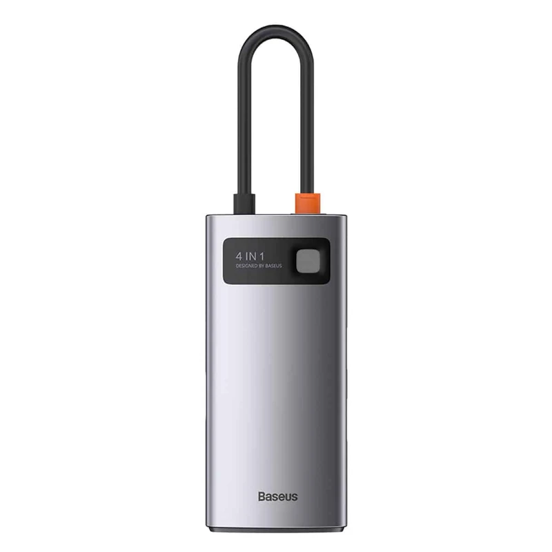 هاب 4 پورت USB-C باسئوس مدل Metal Gleam series CAHUB-CY0G(پ)