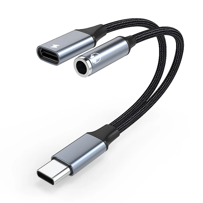 مبدل USB-C به AUX / USB-C وگیگ مدل V-A620(پ)